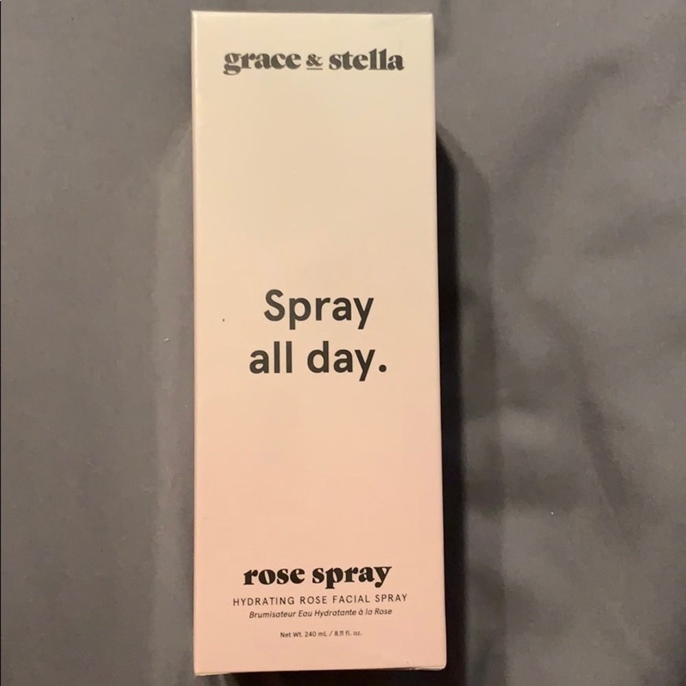 brand new grace and stella hydrating rose spray